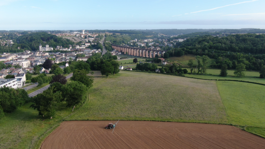 vue aérienne de Barentin