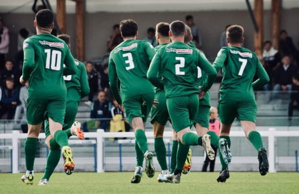 Les joueurs du FC Barentin